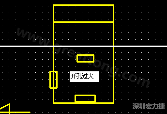 PCB設(shè)計時后焊元件焊盤開孔過大容易使焊錫流進插座造成短路。