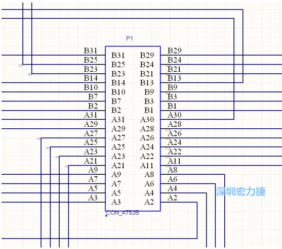 雙擊 1.SchDoc，文件可以被正常打開，下圖是其中的一部分：