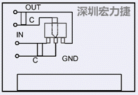 圖3：降壓電路的PCB設(shè)計示例。